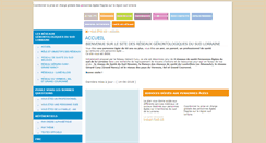 Desktop Screenshot of geronto-sud-lorraine.com